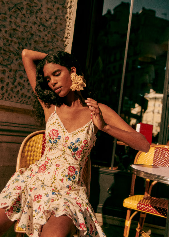 Sézane X Farm Rio Danila Mini Dress S-36