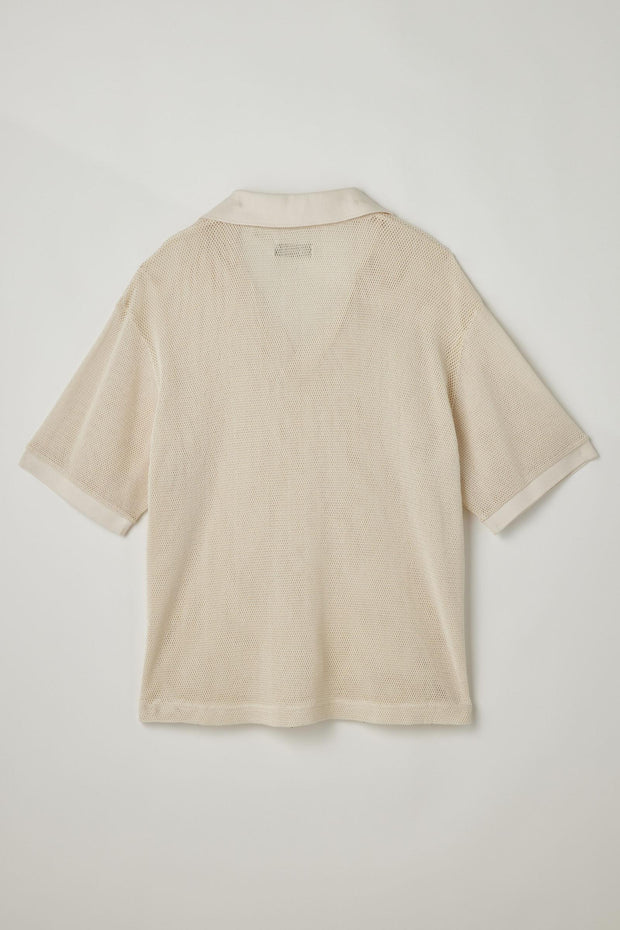 Urban Outfitters Standard Cloth Angus Mesh Popover Polo Shirt Men's