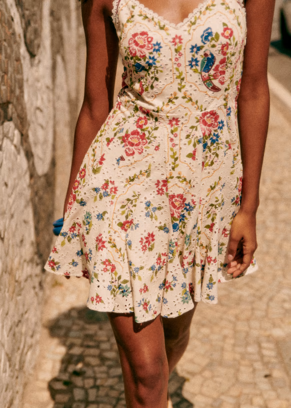 Sézane X Farm Rio Danila Mini Dress S-36