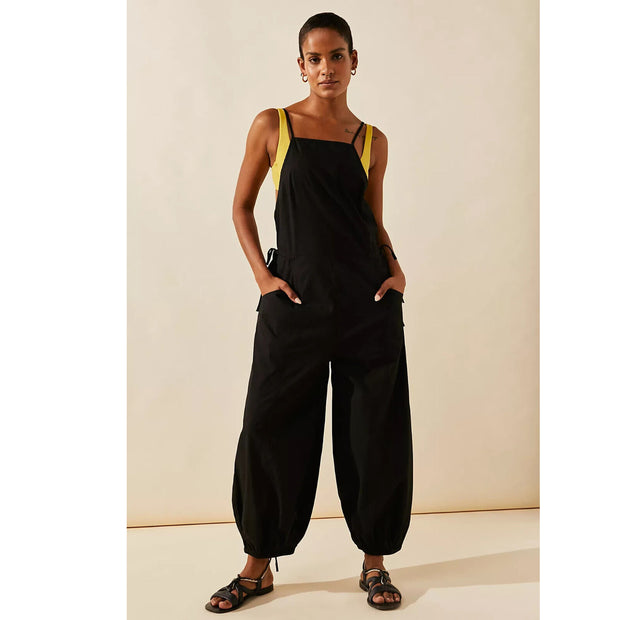 Free People Free-est Saturday City Low-Back Jumpsuit