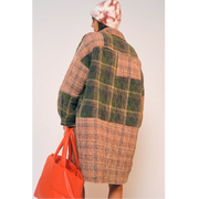 Free People Sammi Shirt Quilted Plaid Buttondown Jacket Top