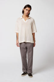 Urban Outfitters Standard Cloth Angus Mesh Popover Polo Shirt Men's