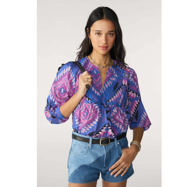 Ba&sh Gilo Flowing Blouse Top