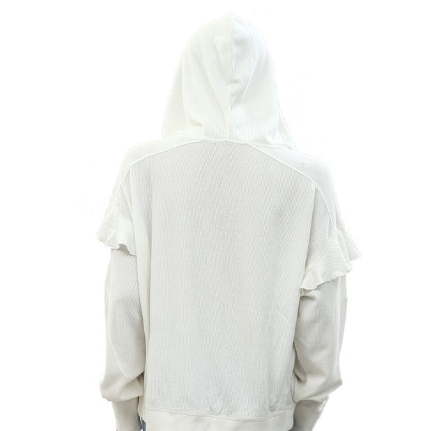 Urban Outfitters UO Thermal Hoodie Blouse Top L