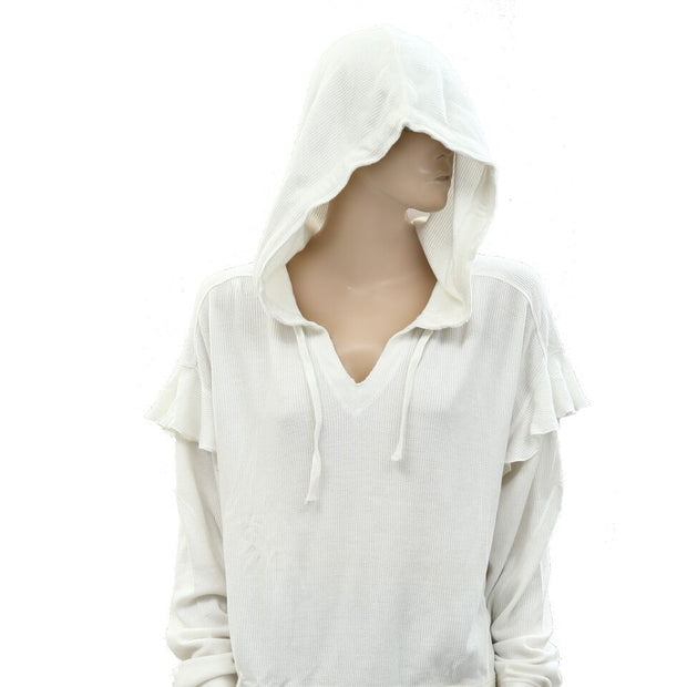 Urban Outfitters UO Thermal Hoodie Blouse Top L