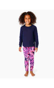 Lilly Pulitzer Girls Luxletic Mini Beach Comber Sweatshirt