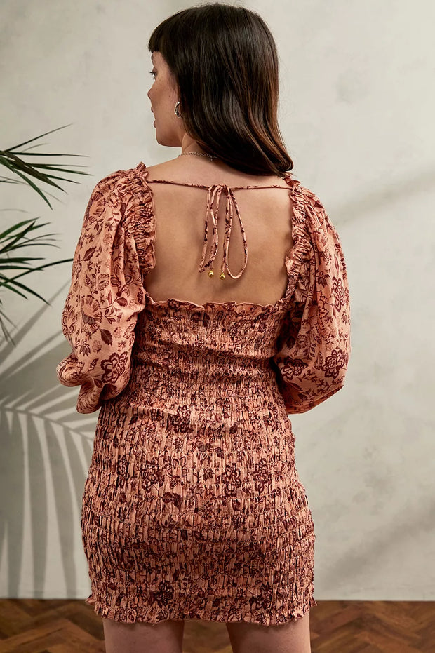Free People Smock It To Me Mini Dress S
