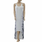 Cream Harriet Tie & Dye High Low Midi Dress XS
