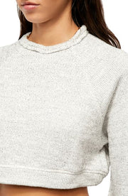 Free People Jade Pullover Sweatshirt Cropped Top XS