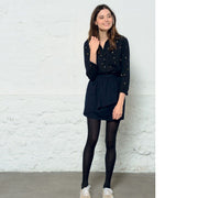Des Petits Hauts Romy Frutti Printed Navy Shirt Top L-T3