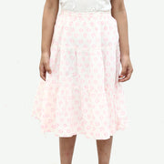 Bonpoint Jupe Floral Printed Tiered Skirt 3-4 Years