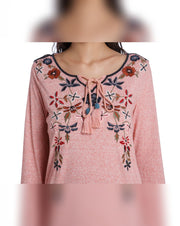 Vero Moda 桃花刺绣衬衫 L 号