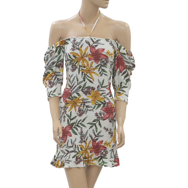 Urban Outfitters Smocked Mini Dress S