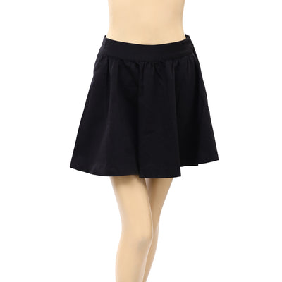 Posse Solid Black Mini Skirt S