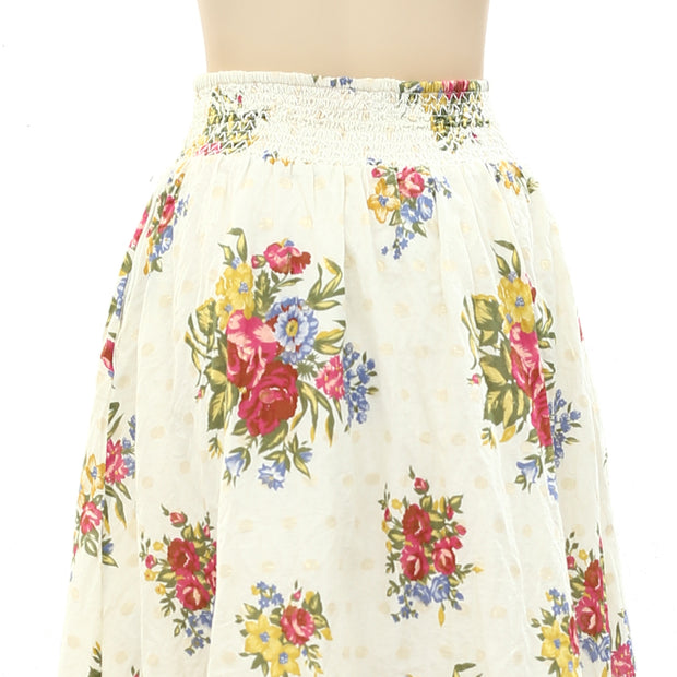 House Of Harlow 1960 Floral Printed Maxi Skirt M