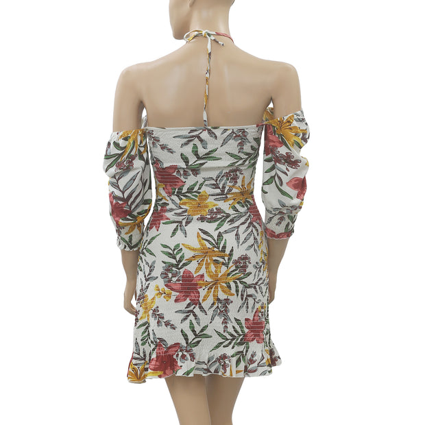 Urban Outfitters Smocked Mini Dress S