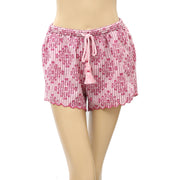 Anthropologie Ella Sleepwear Pink Striped Shorts