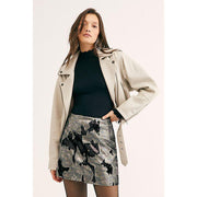 Free People Fp One Sequin Mini Skirt M