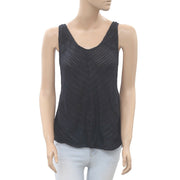 Free People Wrap Braided Striped Tank Blouse Top S