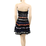 Diabless Ruffle Tube Mini Dress S 1