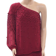 Hoss Intropia Anthropologie Beaded Top & Skirt Set M