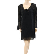 Iodice Floral Embroidered Mini Dress S