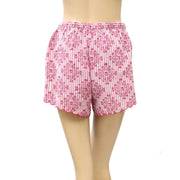 Anthropologie Ella Sleepwear Pink Striped Shorts