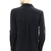 Zadig & Voltaire Long Sleeve Button Fastening Tunic Shirt S