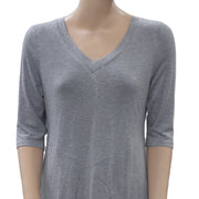 Caite Anthropologie Solid Tunic Top S