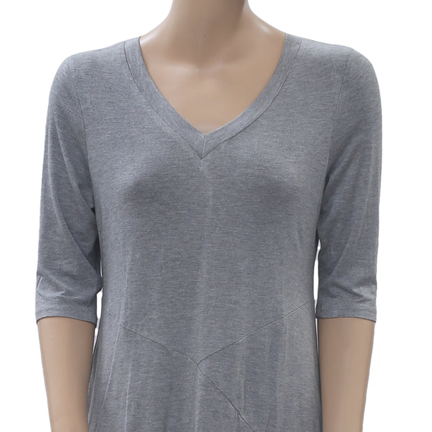 Caite Anthropologie Solid Tunic Top S