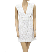 IRO Nolia Eyelet Mini Dress S-36