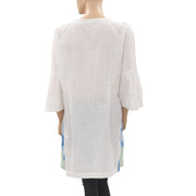 Climb High Dig Deep Ski Steep Embroidered Dress