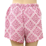 Anthropologie Ella Sleepwear Pink Striped Shorts