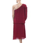 Hoss Intropia Anthropologie Beaded Top & Skirt Set M