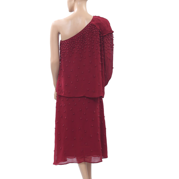 Hoss Intropia Anthropologie Beaded Top & Skirt Set M