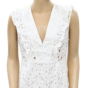 IRO Nolia Eyelet Mini Dress S-36