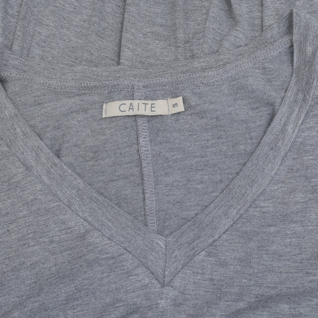 Caite Anthropologie Solid Tunic Top S
