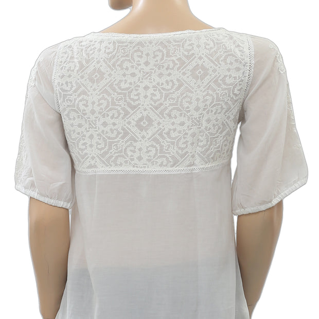 Odd Molly Anthropologie Embroidered Blouse Top XS