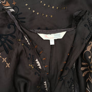 Odd Molly Anthropologie Kimono Rosa Embroidered Coverup Maxi Top S 1