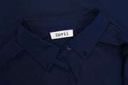 Envii Buttondown Solid Tunic Shirt Top  M