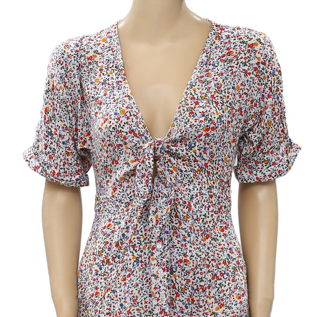 Urban Outfitters Dawn Floral Midi Dress S