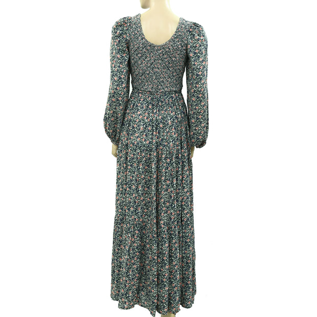 Apiece Apart Olivias Smocked Maxi Dress