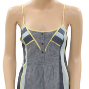 Staring at Stars Urban Outfitter Pop Bound Chambray Mini Dress XS