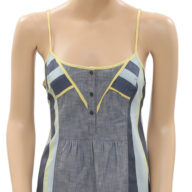 Staring at Stars Urban Outfitter Pop Bound Chambray Mini Dress XS