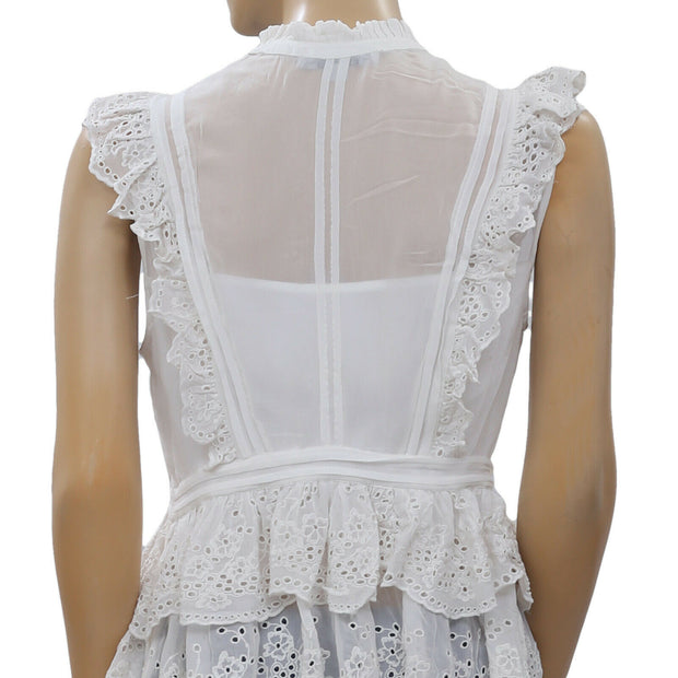 All Saints Lola 刺绣衬衫上衣