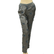 Zadig & Voltaire Pale Brod Embroidered Gray Skinny Pants S