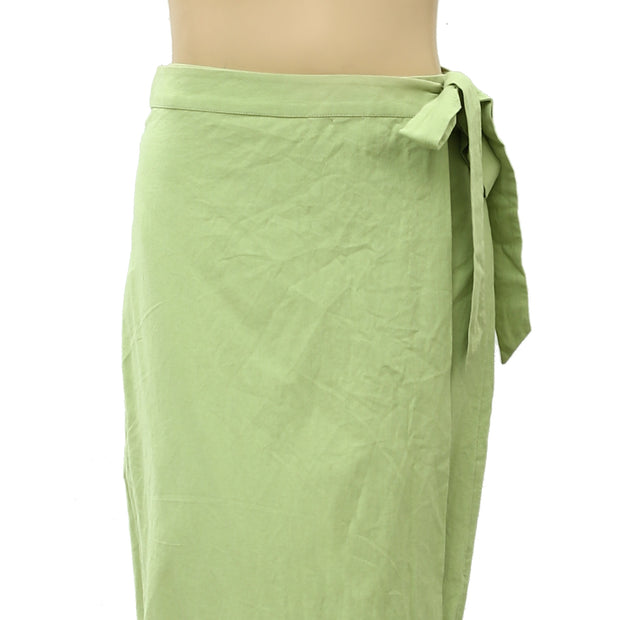 Free People The Moss Wrap Beach Maxi Skirt M