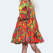 Rhode Resort Kids Girl Printed Flared Mini Dress 6 years
