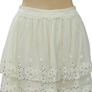 Kimchi Blue Urban Outfitters Sequin Embroidered Skirt