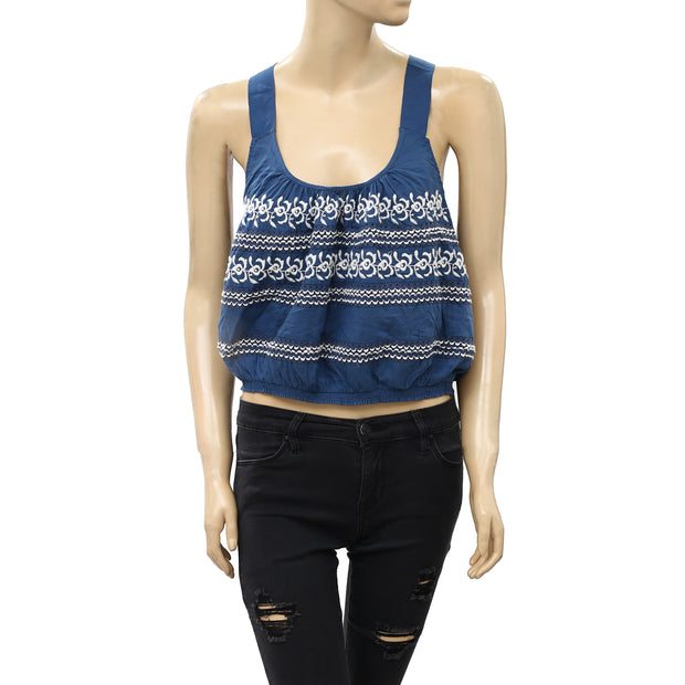 Ecote Urban Outfitters Cara Cami Embroidered Tank Top S